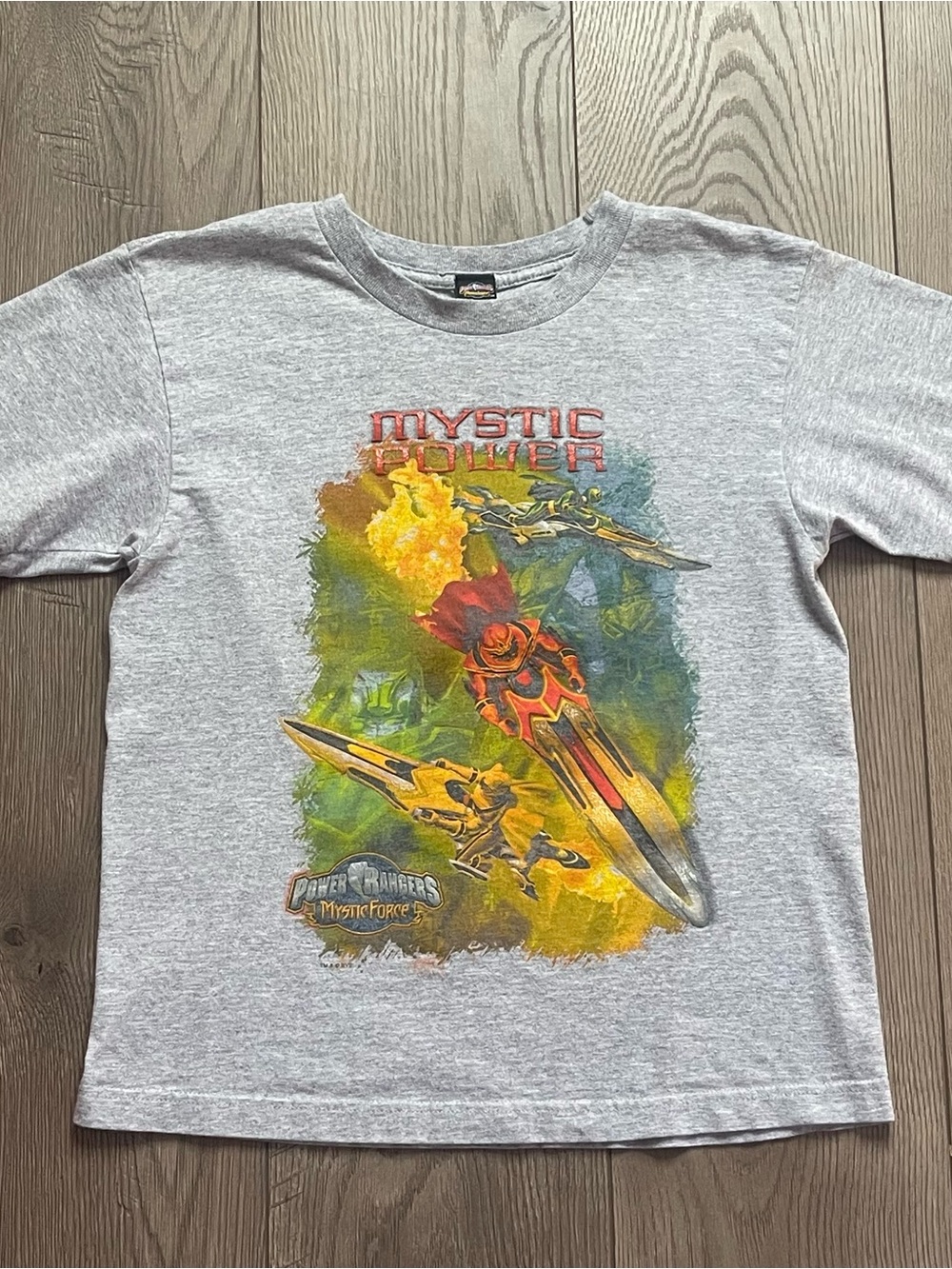 Vintage Power Rangers Mystic Force Youth Graphic Tee Shirt